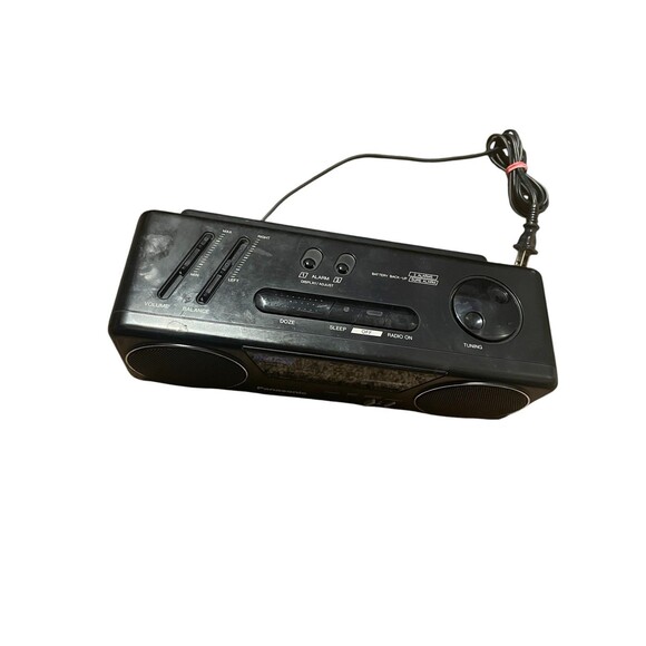 Tested & Working PANASONIC RC-X210 AM/FM STEREO BOOMBOX RADIO ALARM CLOCK - Picture 11 of 11